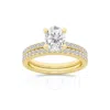 Brilliant Diamond 2 Carat Oval Diamond Wedding Engagement Ring Set For Women | Lab Grown Diamond Rin In Gold