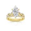 Brilliant Diamond 2.38 Carat Marquise Diamond Twist Bridal Set For Women | Lab Grown Diamond Engagem