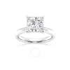 Brilliant Diamond 3.00 Ct Lab Grown Princess Cut Solitaire Diamond Engagement Ring (f-g