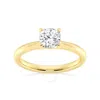 Brilliant Diamond Lab Grown 1 Carat Diamond Engagement Ring For Women  Prong Set Solitaire Cushion C