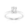 Brilliant Diamond Lab Grown 1 Carat Diamond Engagement Ring For Women  Prong Set Solitaire Emerald C