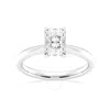 Brilliant Diamond Lab Grown 1 Carat Diamond Engagement Ring For Women  Prong Set Solitaire Radiant C