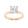Brilliant Diamond Lab Grown 2 Carat Diamond Engagement Ring For Women  Prong Set Solitaire Cushion C