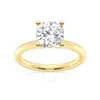 Brilliant Diamond Lab Grown 2 Carat Diamond Engagement Ring For Women  Prong Set Solitaire Cushion C