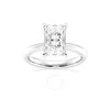 Brilliant Diamond Lab Grown 3 Carat Diamond Engagement Ring For Women  Prong Set Solitaire Radiant C
