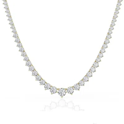 Brilliant Diamond Miracle Plate Riviera Neckalce Yellow In ["yellow"]