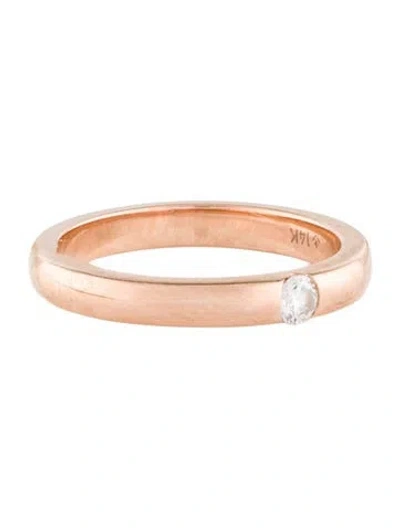 Pre-owned Brilliant Earth 14k Diamond Wedding Band In Multi