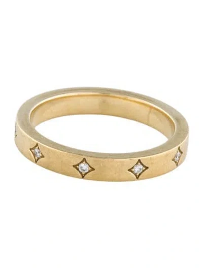 Pre-owned Brilliant Earth 18k Diamond Elara Band In Multi