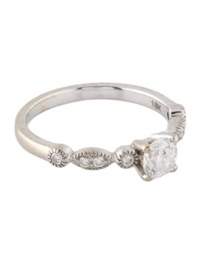 Pre-owned Brilliant Earth 18k Diamond Engagement Ring In Multi