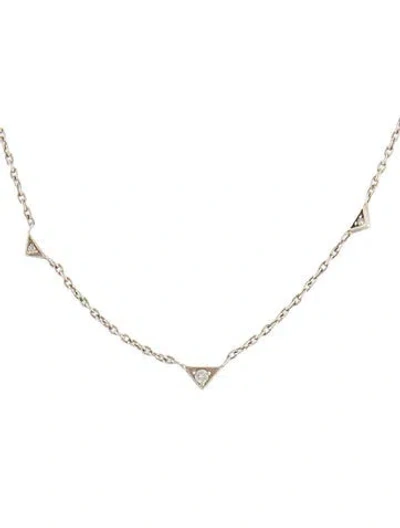 Pre-owned Brilliant Earth Diamond Prisma Necklace, 18" In Multi