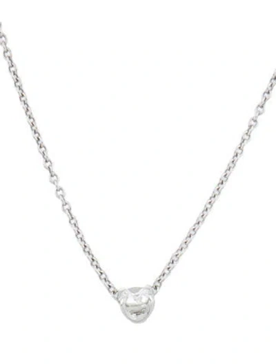 Pre-owned Brilliant Earth Lab-grown Solitaire Pendant Necklace, 17.75" In Multi