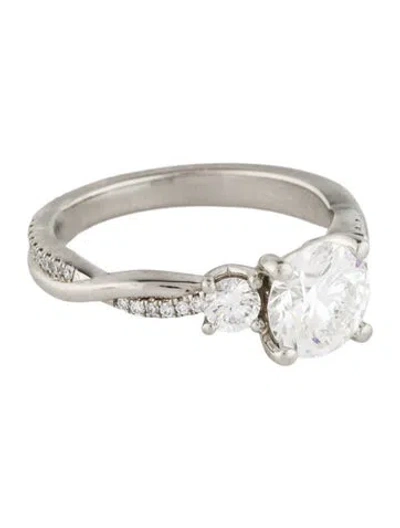 Pre-owned Brilliant Earth Platinum 1.55ct Lab-grown Diamond Engagement Ring In Multi
