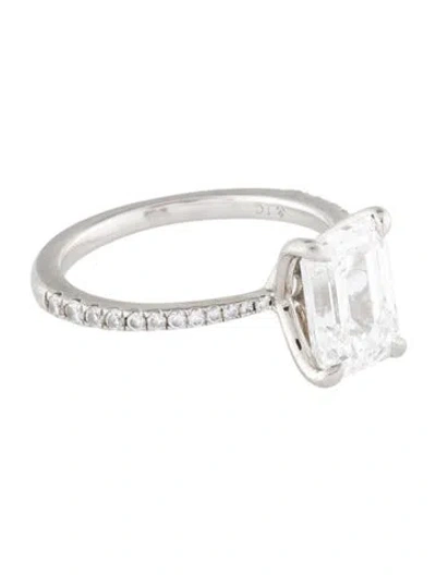 Pre-owned Brilliant Earth Platinum 1.71ct Lab-grown Diamond Elena Engagement Ring In Multi