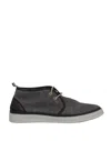 Brimarts Man Ankle Boots Steel Grey Size 8 Soft Leather In Grey