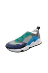 Brimarts Men Runner Shoes In Blue/turquoise In Multi