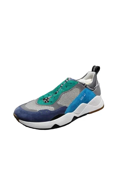 Brimarts Men Runner Shoes In Blue/turquoise In Multi