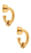 Brinker & Eliza Bay Hoops In Gold