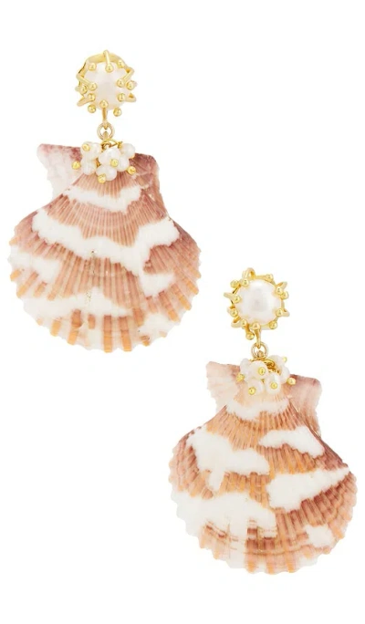 Brinker & Eliza Calico Earrings In Multi