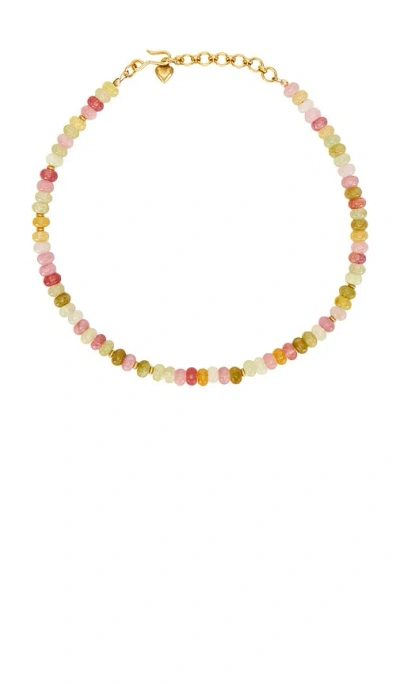 Brinker & Eliza Citrus Necklace In Orange