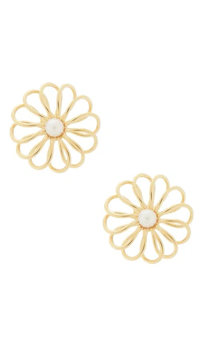 Brinker & Eliza Della Earrings In Gold