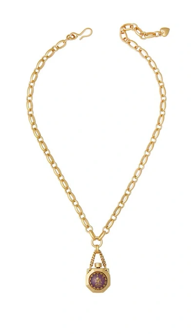 Brinker & Eliza Here's Your Sign Necklace In Gold