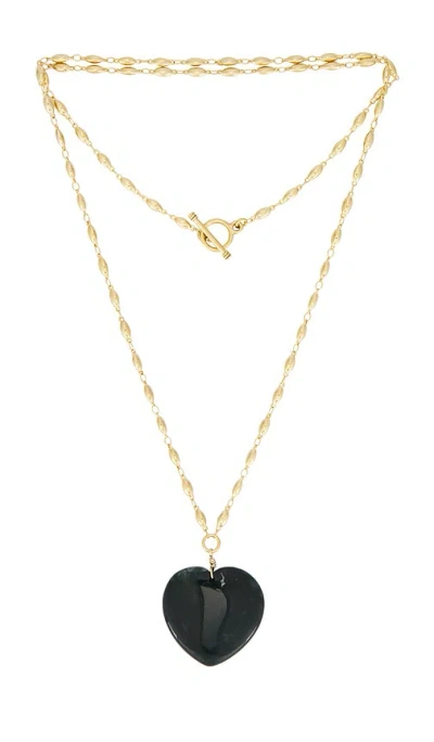 Brinker & Eliza Izzie Necklace In Red