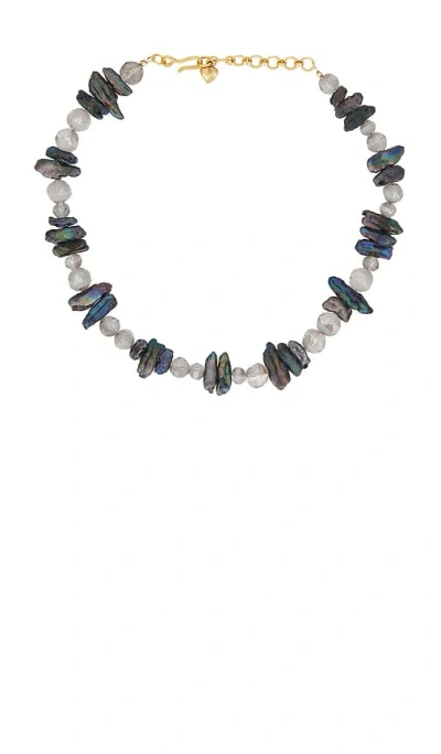 Brinker & Eliza Lilah Necklace In Gray