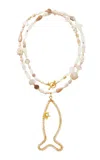 Brinker & Eliza Marguerite 24k Gold-plated Opal Necklace