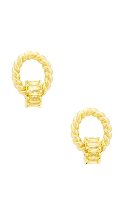 Brinker & Eliza Promise Earrings In Lemon