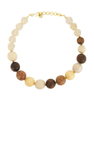 Brinker & Eliza Sorbet Necklace In Honey Butter
