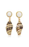 Brinker & Eliza Darya 24k Gold-plated Earrings