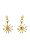 Brinker & Eliza Fairy Lights Earrings In Gold
