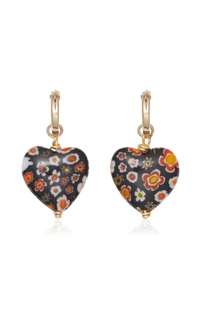 Brinker & Eliza Higher Love Gold-plated Earrings In Gold