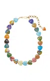 Brinker & Eliza Higher Love Gold-plated Glass Necklace