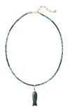 Brinker & Eliza Ischia 24k Gold-plated Necklace In Multi