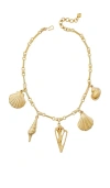 Brinker & Eliza La Mer Necklace In Metallic Gold