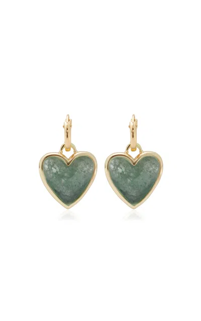 Brinker & Eliza Lovey  24k Gold-plated Earrings In Gold