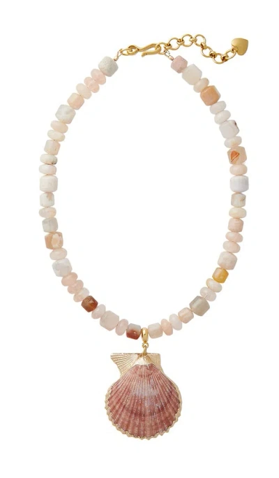 Brinker & Eliza Paprika Necklace In Pink