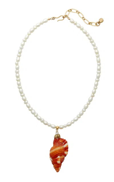 Brinker & Eliza Tyde Shell Necklace In Gold