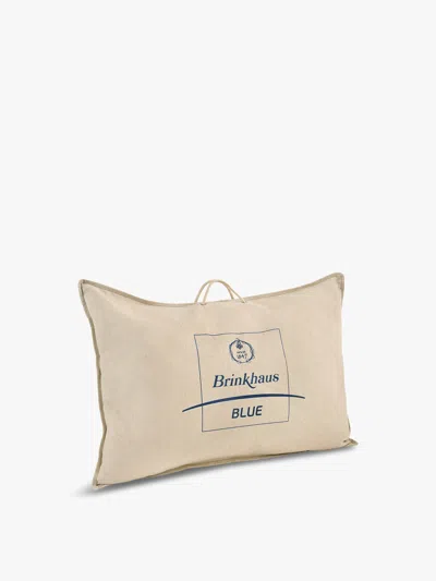 Brinkhaus Blue Down Soft Pillow In White