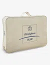 Brinkhaus White Blue Medium Down Duvet 135x200cm Single In White