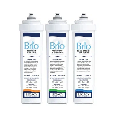 Brió 3-stage Water Replacement Filter In White