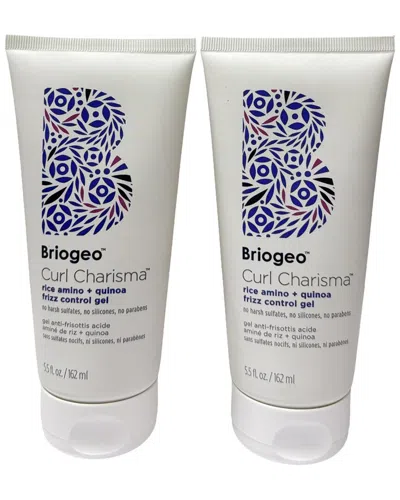 Briogeo 11oz 2-pack Curl Charisma Rice Amino & Quinoa Gel In Transparent