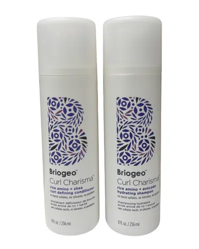 Briogeo 16oz Duo Curl Charisma Shampoo & Conditioner In White