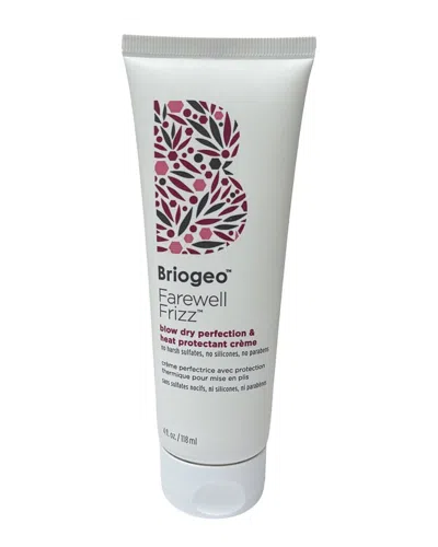 Briogeo 4oz Frewell Frizz Blow Dry Perfection & Heat Haircare In Transparent