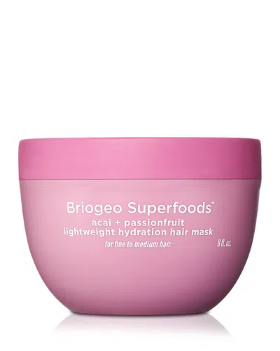 Briogeo Acai + Passionfruit Lightweight Hydration Hair Mask 8 Oz.