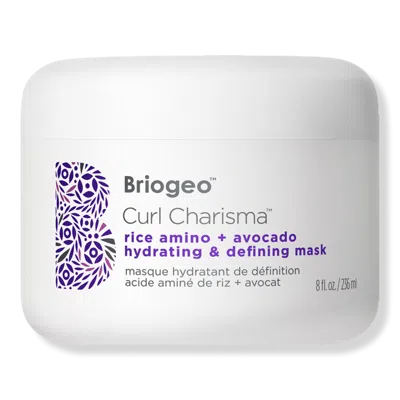 Briogeo Curl Charisma Rice Amino + Avocado Hydrating & Defining Hair Mask For Curly Hair - 8.0 oz