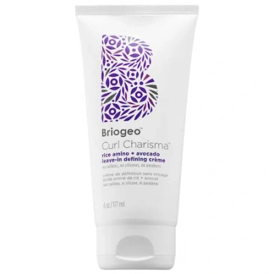BRIOGEO CURL CHARISMA RICE AMINO + AVOCADO LEAVE-IN DEFINING CREAM 6 OZ / 177 ML,P388626