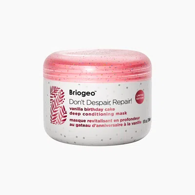 Briogeo Don't Despair, Repair!™ Vanilla Birthday Cake Deep Conditioning Mask In Transparent