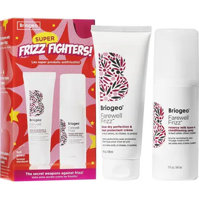 Briogeo Farewell Frizz™ Super Frizz Fighters 2-piece Set $51 Value In Transparent
